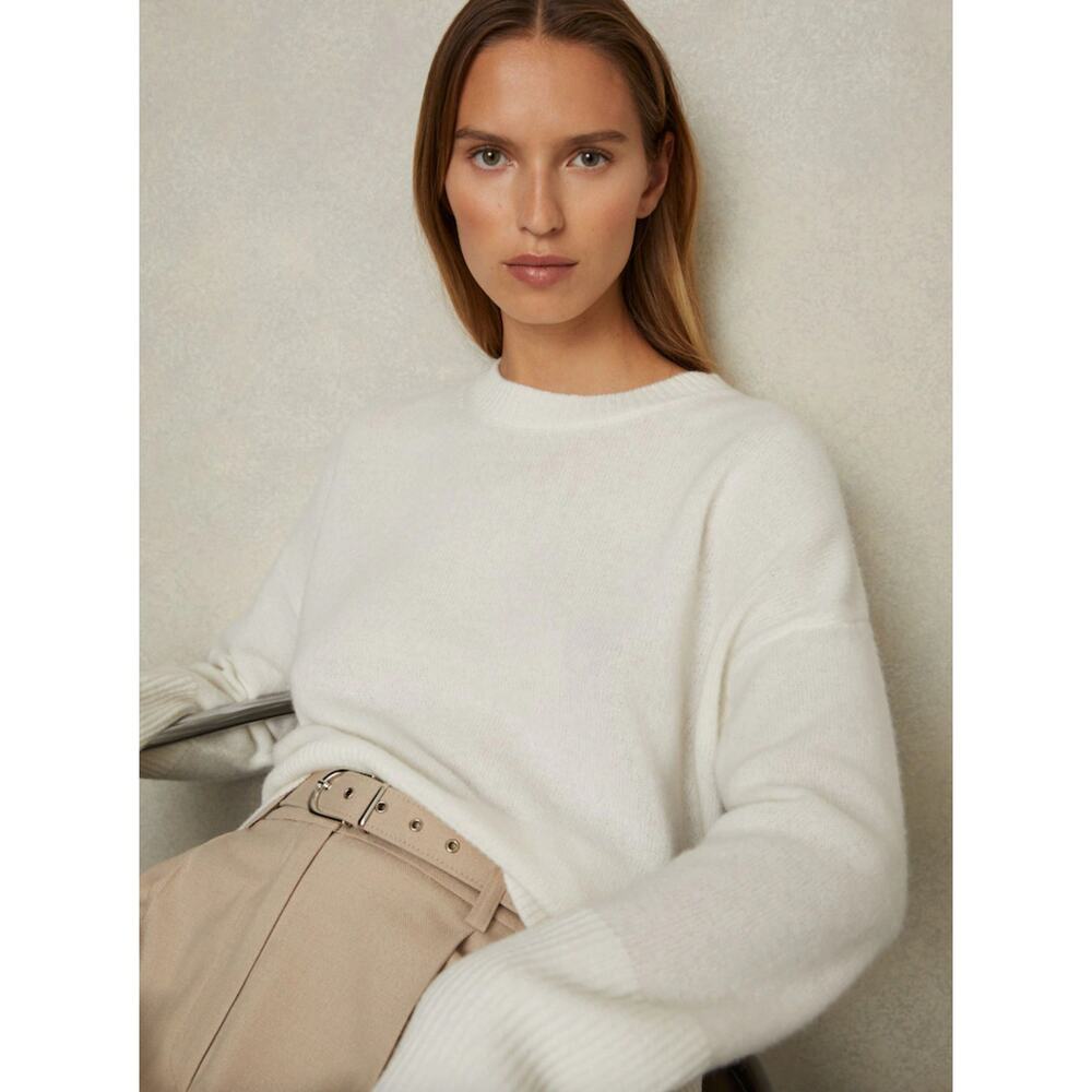 Reiss Martha Wool-Cashmere Crew Neck Sweater